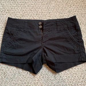 Only worn once!! BKE/Buckle black shorts.